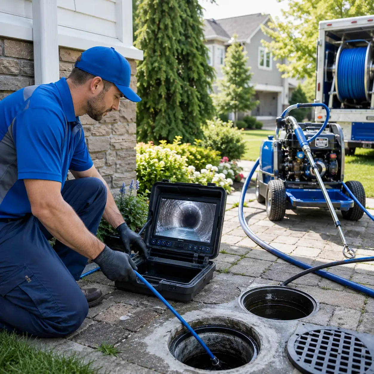 Outdoor drain cleaning professionals serving Clearville, PA