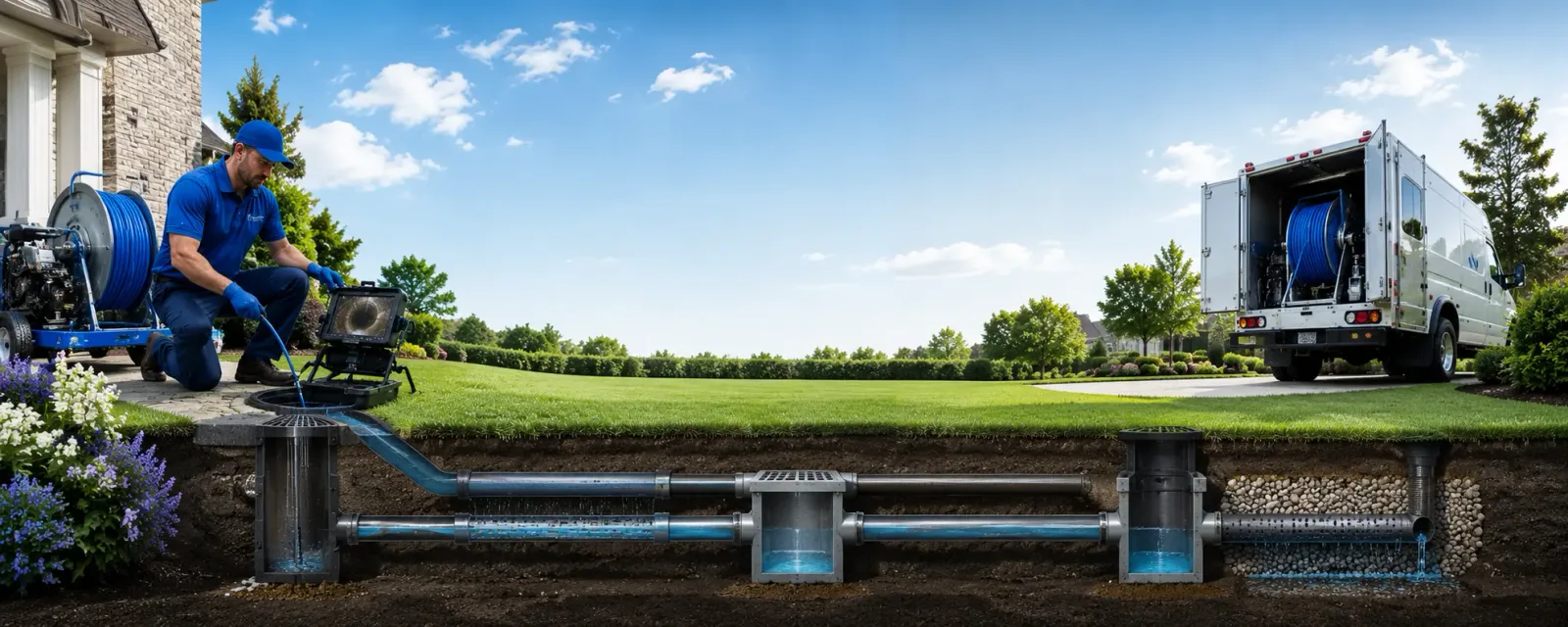 Outdoor drain cleaning information for Clearville, PA